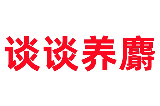 谈谈养麝